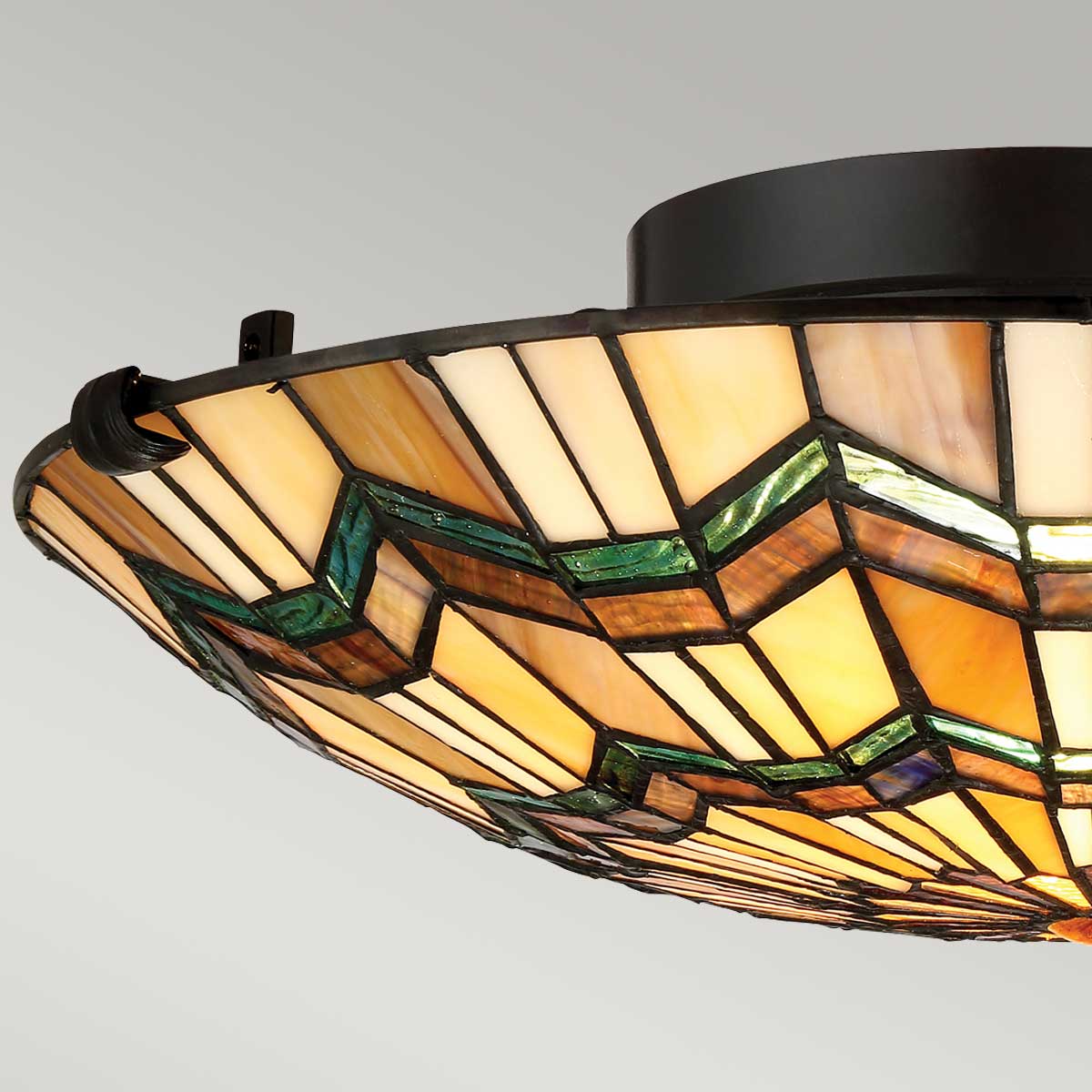 Quoizel Ceiling Flush from the Alcott range. Alcott 2 Light Flush Product Code = QZ-ALCOTT-F