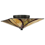 Quoizel Table Lamp from the Asheville range. Asheville 2 Light Flush Product Code = QZ-ASHEVILLE-F