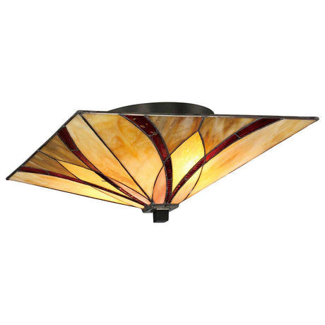 Quoizel Table Lamp from the Asheville range. Asheville 2 Light Flush Product Code = QZ-ASHEVILLE-F