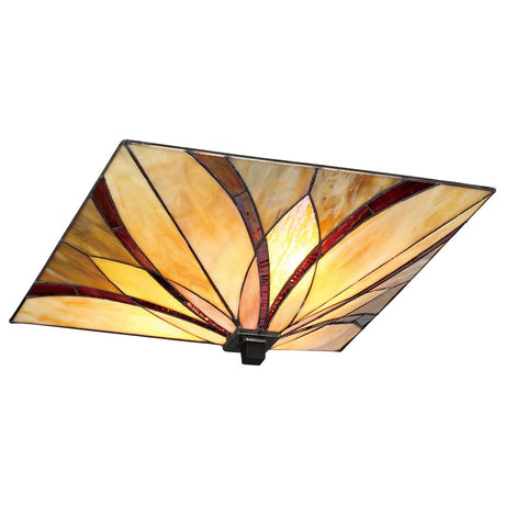 Quoizel Table Lamp from the Asheville range. Asheville 2 Light Flush Product Code = QZ-ASHEVILLE-F