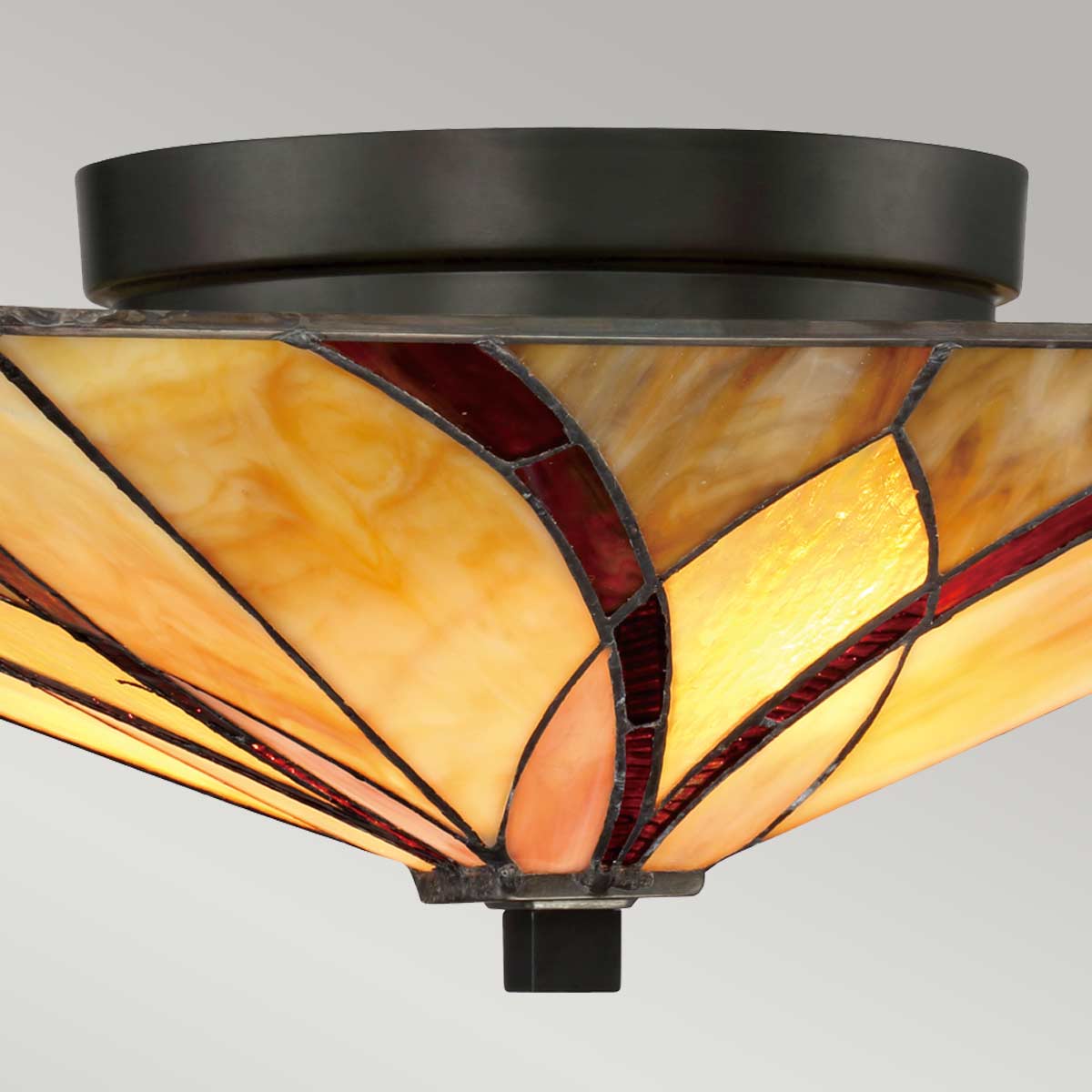 Quoizel Table Lamp from the Asheville range. Asheville 2 Light Flush Product Code = QZ-ASHEVILLE-F