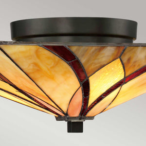 Quoizel Table Lamp from the Asheville range. Asheville 2 Light Flush Product Code = QZ-ASHEVILLE-F