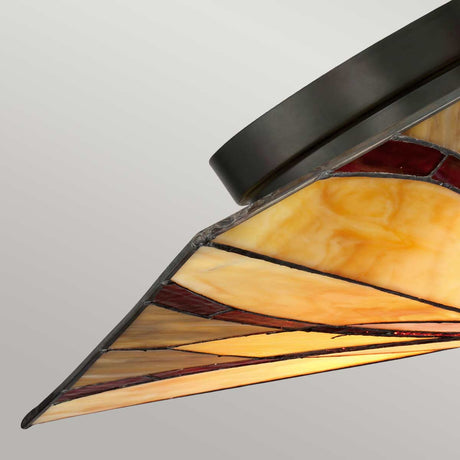 Quoizel Table Lamp from the Asheville range. Asheville 2 Light Flush Product Code = QZ-ASHEVILLE-F
