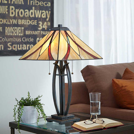 Quoizel Table Lamp from the Asheville range. Asheville 2 Light Table Lamp Product Code = QZ-ASHEVILLE-TL