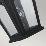 Quoizel Outdoor Wall Light from the Bedford range. Bedford 1 Light Large Wall Lantern Product Code = QZ-BEDFORD2-L