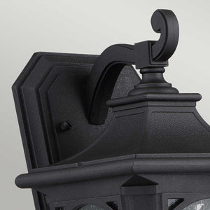Quoizel Outdoor Wall Light from the Bedford range. Bedford 1 Light Small Wall Lantern Product Code = QZ-BEDFORD2-S