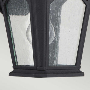 Quoizel Outdoor Wall Light from the Bedford range. Bedford 1 Light Small Wall Lantern Product Code = QZ-BEDFORD2-S