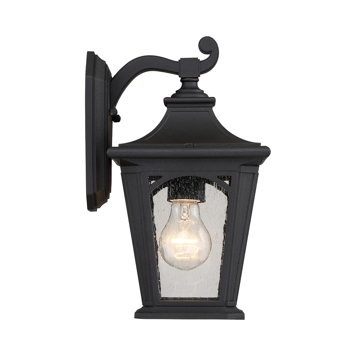Quoizel Outdoor Wall Light from the Bedford range. Bedford 1 Light Small Wall Lantern Product Code = QZ-BEDFORD2-S