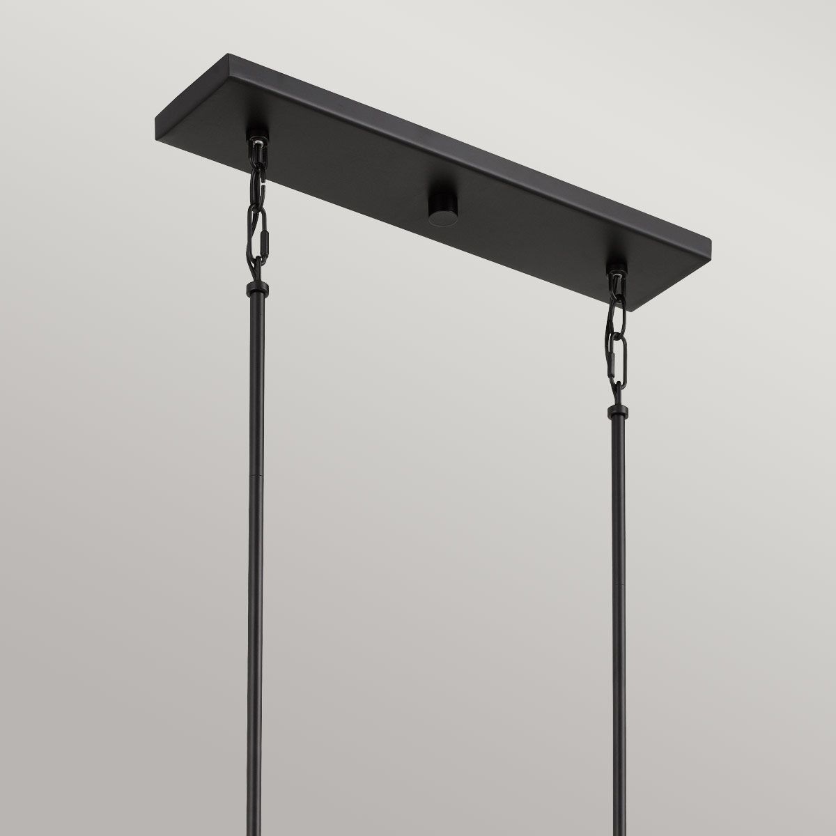 Quoizel Linear Chandelier from the Bismarck range. Bismarck 5 Light Linear Pendant – SKU QZ-BISMARCK-ISLE-EK