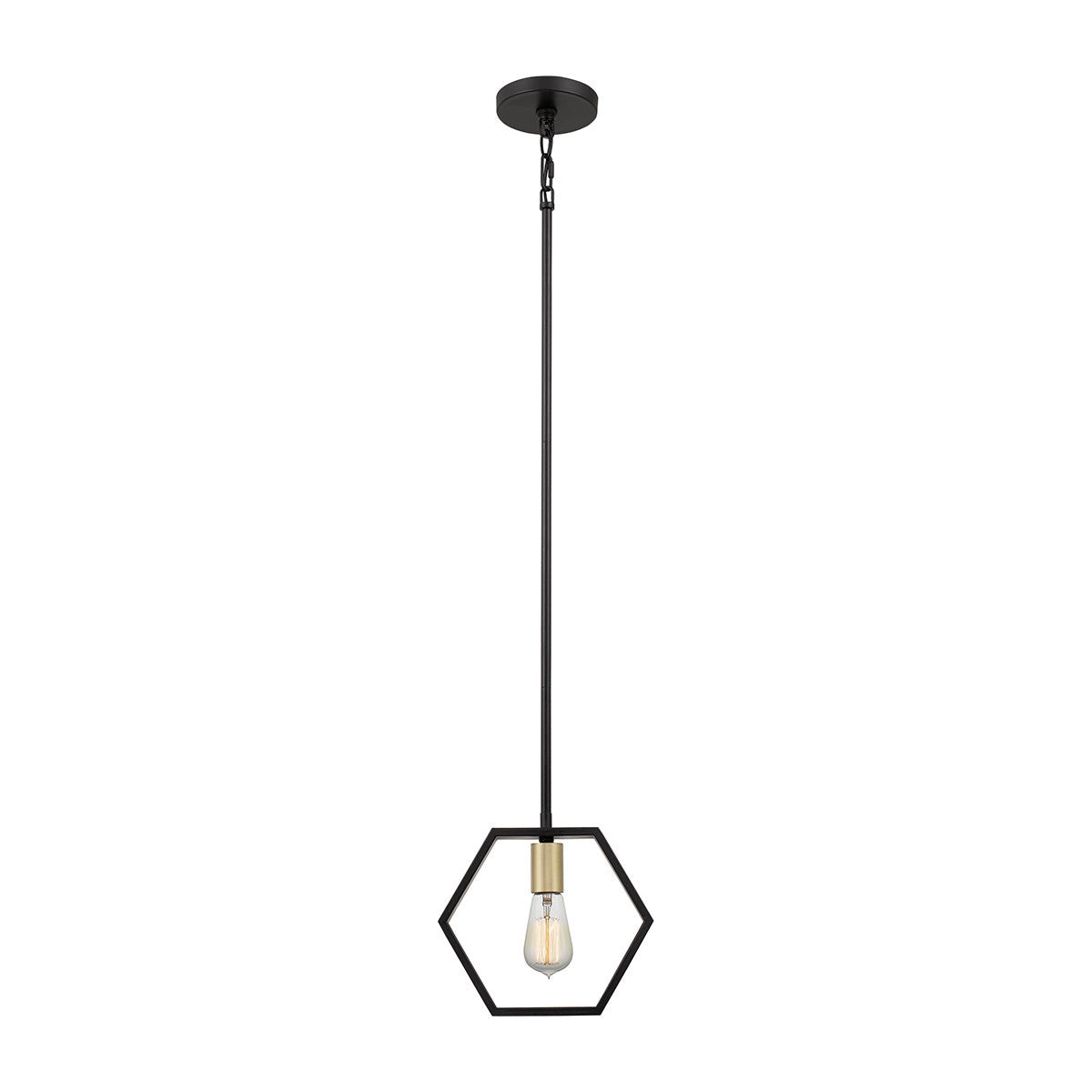 Quoizel Pendant from the Bismarck range. Bismarck 1 Light Mini Pendant Product Code = QZ-BISMARCK-MP-EK
