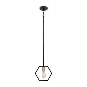 Quoizel Pendant from the Bismarck range. Bismarck 1 Light Mini Pendant Product Code = QZ-BISMARCK-MP-EK