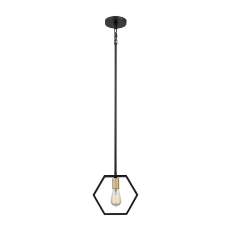 Quoizel Pendant from the Bismarck range. Bismarck 1 Light Mini Pendant Product Code = QZ-BISMARCK-MP-EK