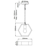 Quoizel Pendant from the Bismarck range. Bismarck 1 Light Mini Pendant – SKU QZ-BISMARCK-MP-EK