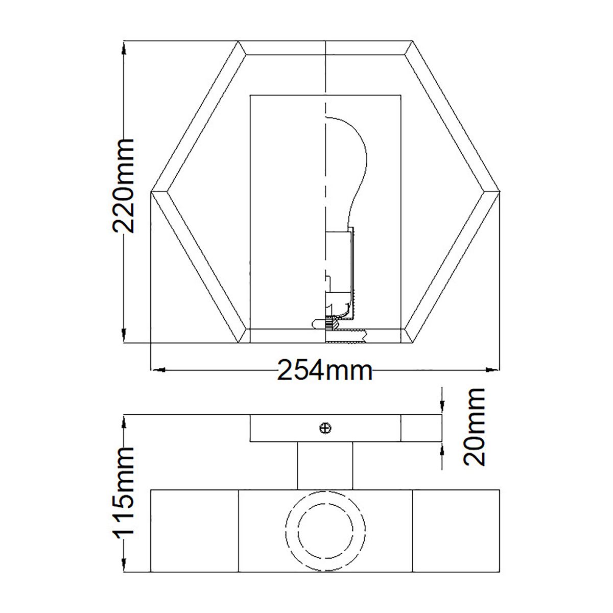 Quoizel Wall Light from the Bismarck range. Bismarck 1 Light Wall Light – SKU QZ-BISMARCK1-EK