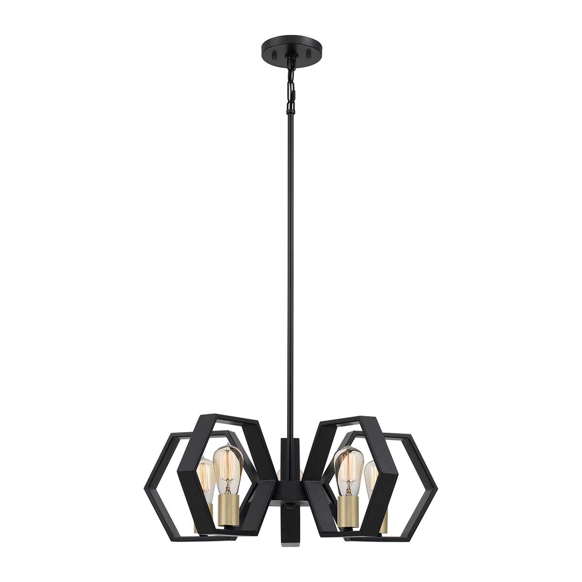 Quoizel Chandelier from the Bismarck range. Bismarck 5 Light Chandelier Product Code = QZ-BISMARCK5-EK