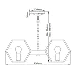 Quoizel Chandelier from the Bismarck range. Bismarck 5 Light Chandelier – SKU QZ-BISMARCK5-EK