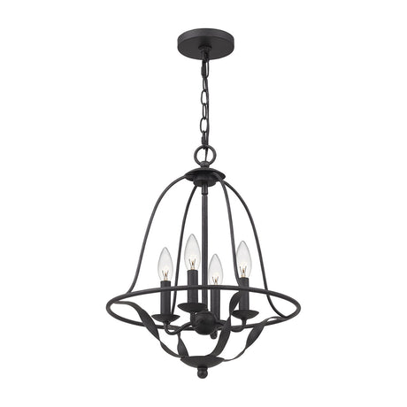 Quoizel Pendant from the Bradbury range. Bradbury 4 Light Pendant Product Code = QZ-BRADBURY-4P-GK