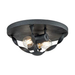 Quoizel Ceiling Flush from the Bradbury range. Bradbury 2 Light Flush – SKU QZ-BRADBURY-F-GK
