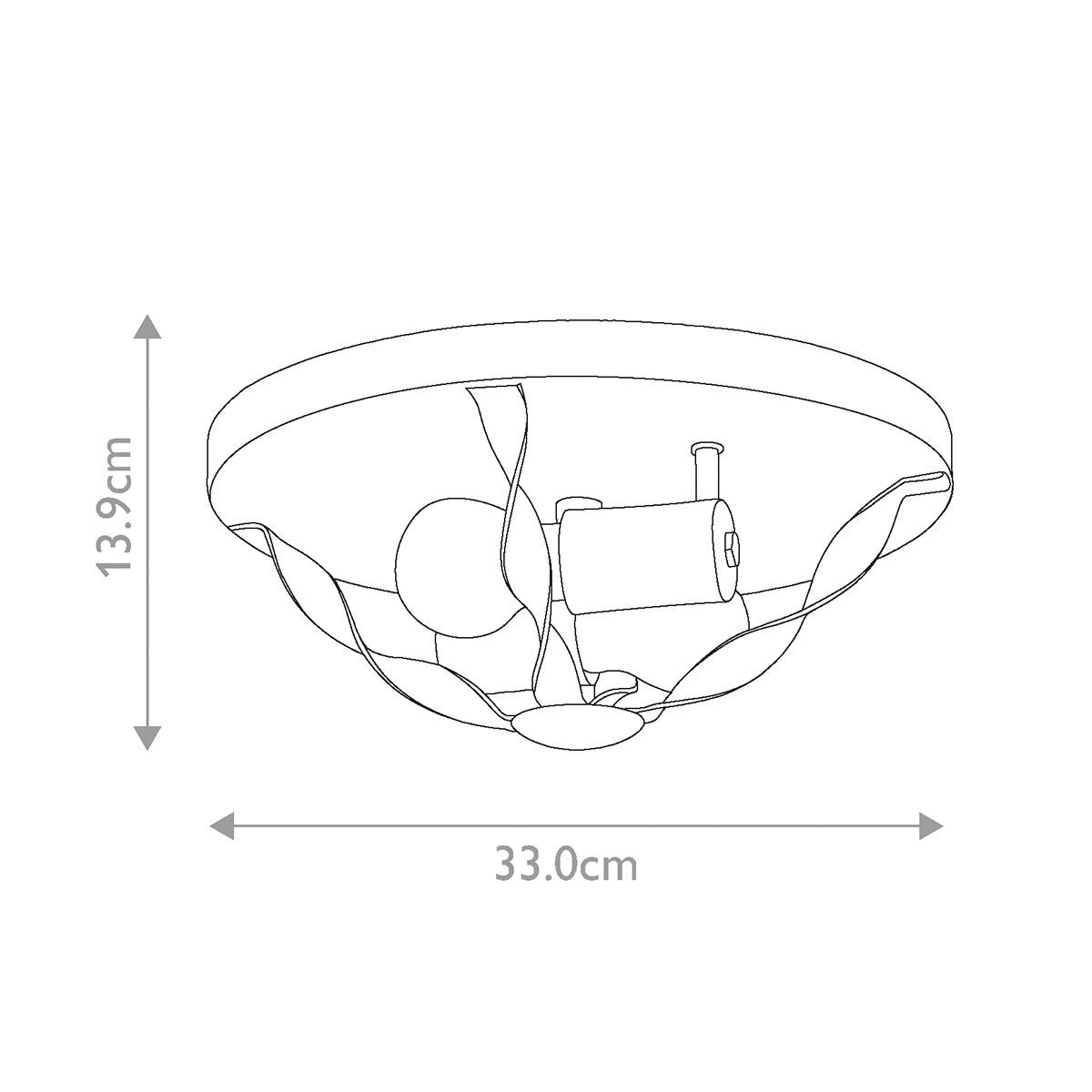 Quoizel Ceiling Flush from the Bradbury range. Bradbury 2 Light Flush – SKU QZ-BRADBURY-F-GK