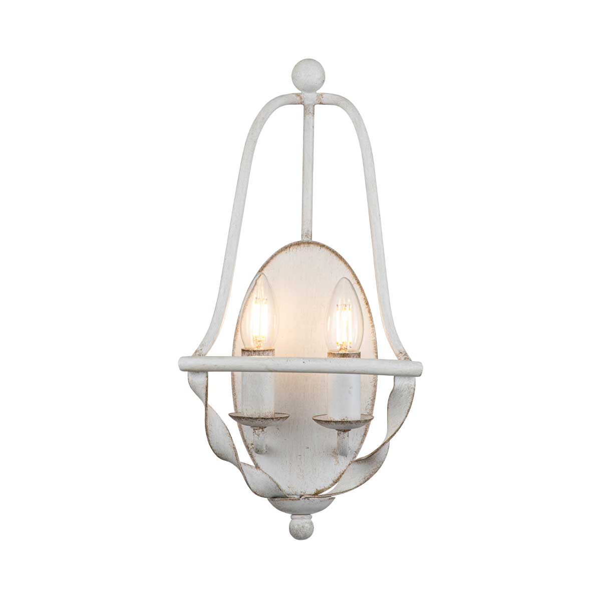 Quoizel Wall Light from the Bradbury range. Bradbury 2 Light Wall Light Product Code = QZ-BRADBURY2-AWH
