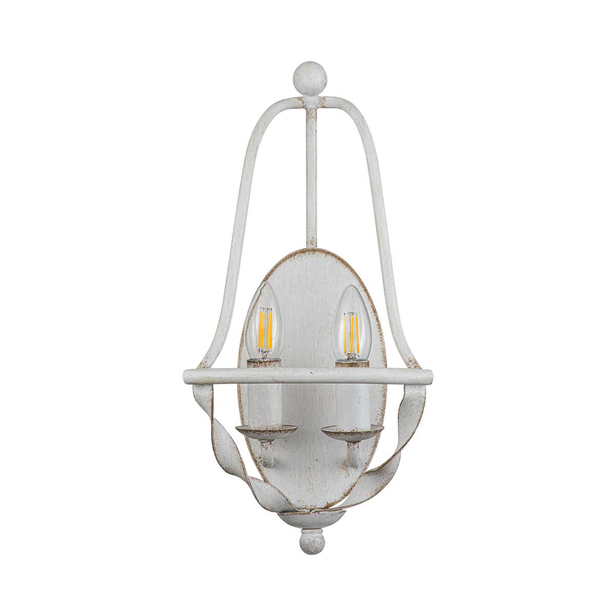 Quoizel Wall Light from the Bradbury range. Bradbury 2 Light Wall Light Product Code = QZ-BRADBURY2-AWH