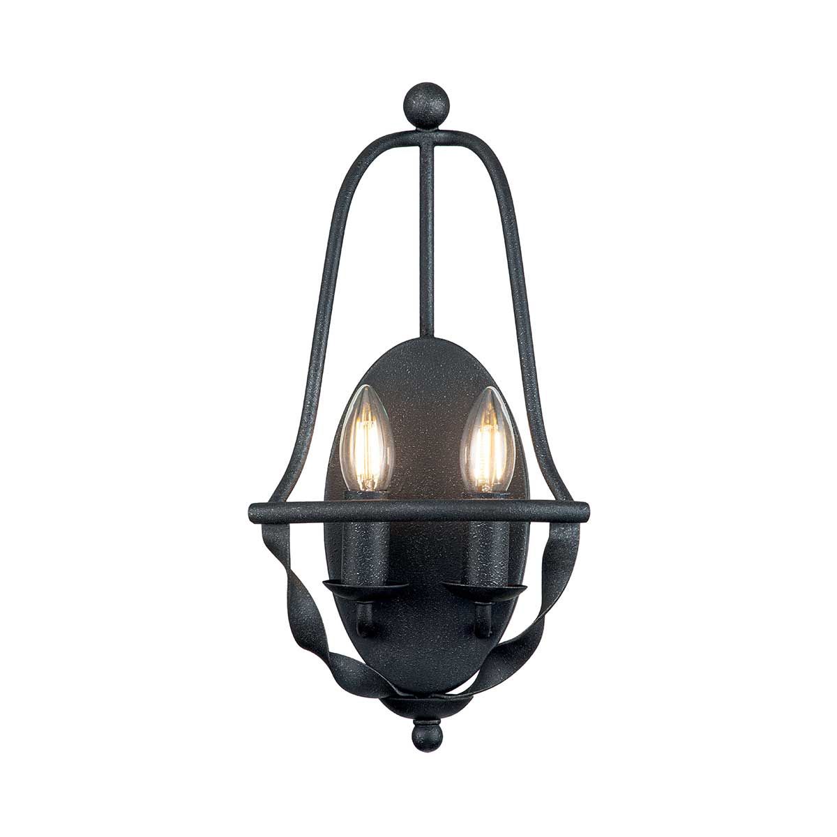 Quoizel Wall Light from the Bradbury range. Bradbury 2 Light Wall Light – SKU QZ-BRADBURY2-GK
