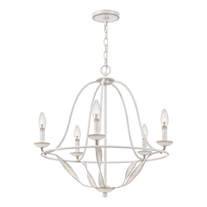 Quoizel Chandelier from the Bradbury range. Bradbury 5 Light Chandelier Product Code = QZ-BRADBURY5-AWH