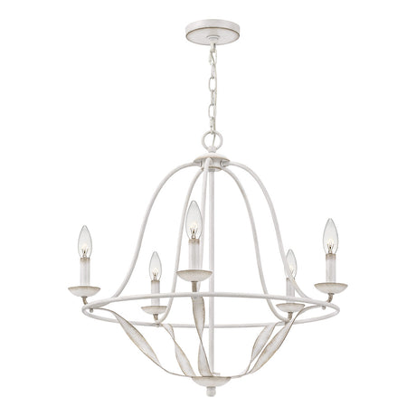 Quoizel Chandelier from the Bradbury range. Bradbury 5 Light Chandelier Product Code = QZ-BRADBURY5-AWH