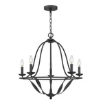 Quoizel Chandelier from the Bradbury range. Bradbury 5 Light Chandelier Product Code = QZ-BRADBURY5-GK