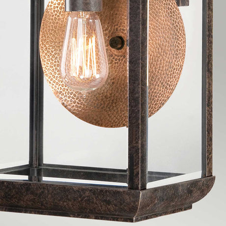 Quoizel Outdoor Wall Light from the Byron range. Byron 1 Light Large Wall Lantern Product Code = QZ-BYRON-L