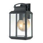 Quoizel Outdoor Wall Light from the Byron range. Byron 1 Light Medium Wall Lantern – SKU QZ-BYRON-M-GR