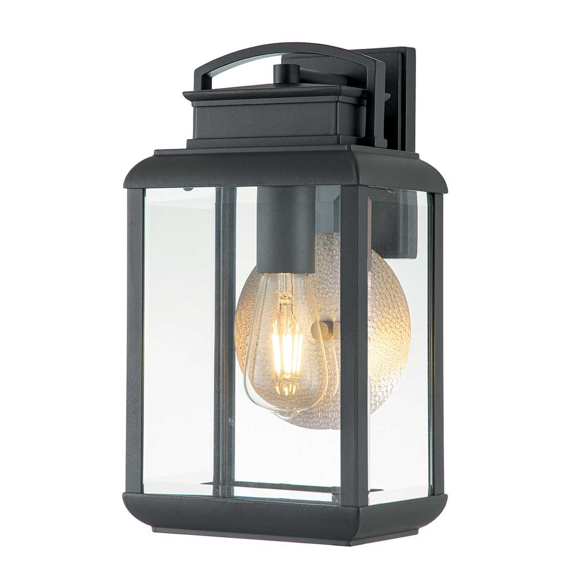 Quoizel Outdoor Wall Light from the Byron range. Byron 1 Light Medium Wall Lantern – SKU QZ-BYRON-M-GR