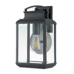 Quoizel Outdoor Wall Light from the Byron range. Byron 1 Light Medium Wall Lantern Product Code = QZ-BYRON-M-GR