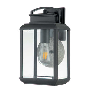 Quoizel Outdoor Wall Light from the Byron range. Byron 1 Light Medium Wall Lantern Product Code = QZ-BYRON-M-GR