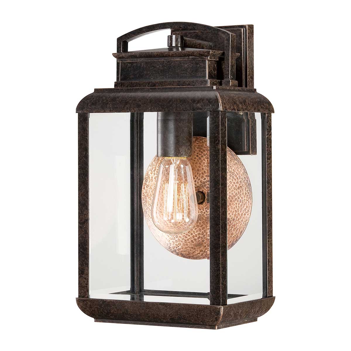 Quoizel Outdoor Wall Light from the Byron range. Byron 1 Light Medium Wall Lantern Product Code = QZ-BYRON-M