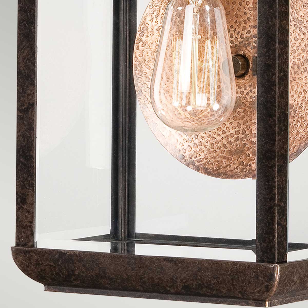Quoizel Outdoor Wall Light from the Byron range. Byron 1 Light Medium Wall Lantern Product Code = QZ-BYRON-M