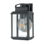 Quoizel Outdoor Wall Light from the Byron range. Byron 1 Light Small Wall Lantern Product Code = QZ-BYRON-S-GR