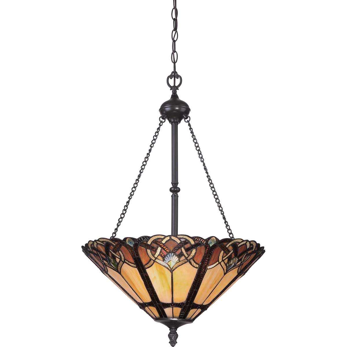 Quoizel Pendant from the Cambridge range. Cambridge 3 Light Pendant – SKU QZ-CAMBRIDGE-P