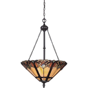 Quoizel Pendant from the Cambridge range. Cambridge 3 Light Pendant Product Code = QZ-CAMBRIDGE-P