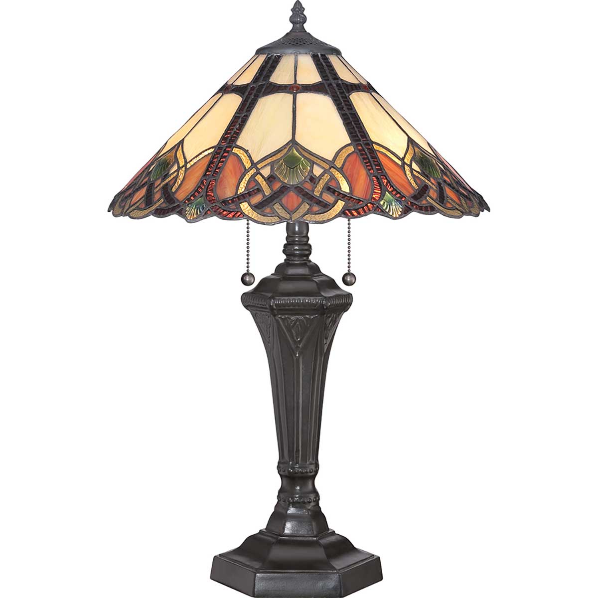 Quoizel Table Lamp from the Cambridge range. Cambridge 2 Light Table Lamp Product Code = QZ-CAMBRIDGE-TL