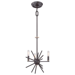 Quoizel Chandelier from the Carnegie range. Carnegie 3 Light Chandelier Product Code = QZ-CARNEGIE3