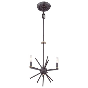 Quoizel Chandelier from the Carnegie range. Carnegie 3 Light Chandelier Product Code = QZ-CARNEGIE3