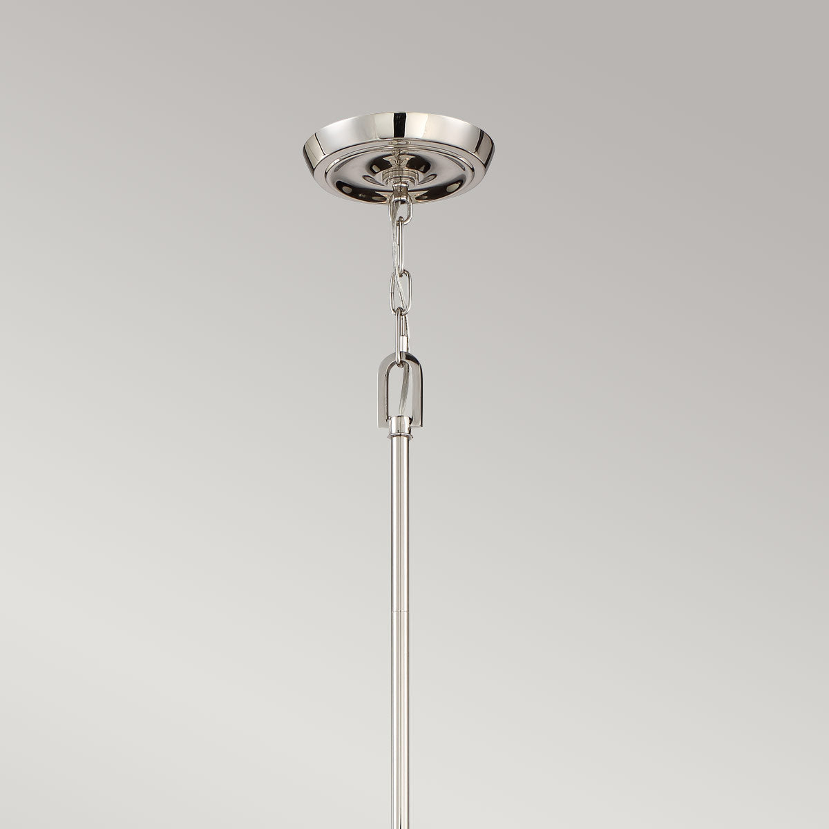 Quoizel Chandelier from the Carnegie range. Carnegie 6 Light Chandelier - Imperial Silver Product Code = QZ-CARNEGIE6-IS