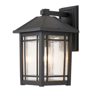 Quoizel Outdoor Wall Light from the Cedar Point range. Cedar Point 1 Light Wall Lantern - Large Product Code = QZ-CEDAR-POINT-L-BK