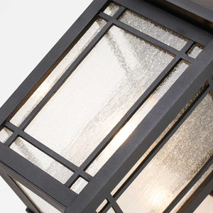 Quoizel Outdoor Wall Light from the Cedar Point range. Cedar Point 1 Light Wall Lantern - Large Product Code = QZ-CEDAR-POINT-L-BK