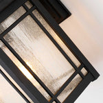 Quoizel Outdoor Wall Light from the Cedar Point range. Cedar Point 1 Light Wall Lantern - Medium – SKU QZ-CEDAR-POINT-M-BK