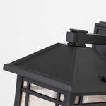Quoizel Outdoor Wall Light from the Cedar Point range. Cedar Point 1 Light Wall Lantern - Small Product Code = QZ-CEDAR-POINT-S-BK