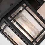 Quoizel Outdoor Wall Light from the Cedar Point range. Cedar Point 1 Light Wall Lantern - Small Product Code = QZ-CEDAR-POINT-S-BK
