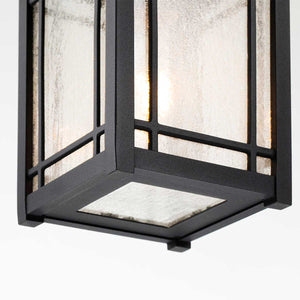 Quoizel Outdoor Hanging from the Cedar Point range. Cedar Point 1 Light Chain Lantern Product Code = QZ-CEDAR-POINT8-M-BK