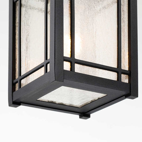 Quoizel Outdoor Hanging from the Cedar Point range. Cedar Point 1 Light Chain Lantern Product Code = QZ-CEDAR-POINT8-M-BK